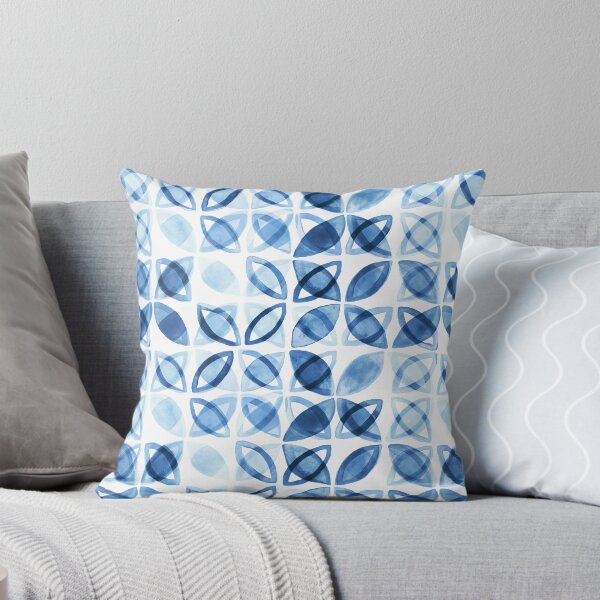 Item preview, Blue Watercolor Pattern  designed and sold by TigaTiga.