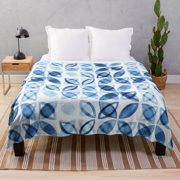 Item preview, Blue Watercolor Pattern  designed and sold by TigaTiga.
