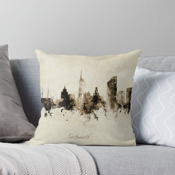 Item preview, Portsmouth England Skyline designed and sold by ArtPrints.