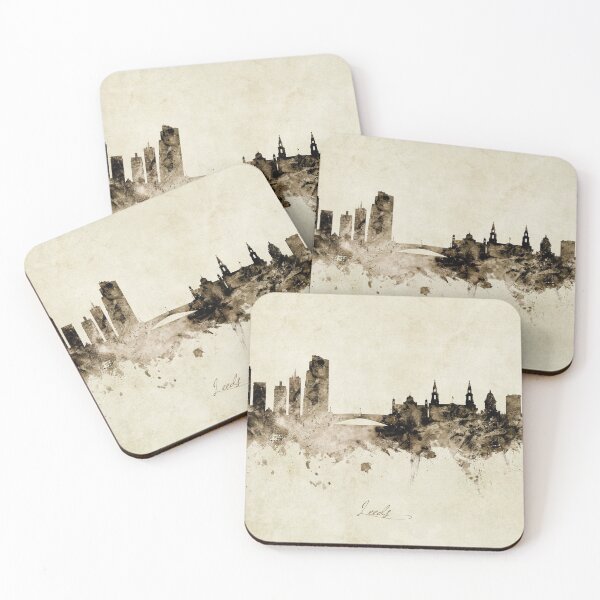 Item preview, Leeds England Skyline designed and sold by ArtPrints.