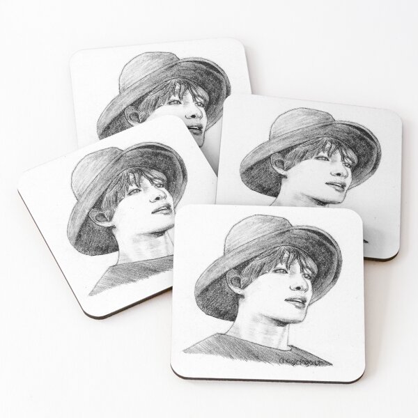 Item preview, Taehyung wearing a hat at the 190512 Chicago concert designed and sold by maykingart.