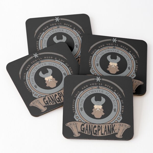GANGPLANK - LIMITED EDITION Coasters (Set of 4)