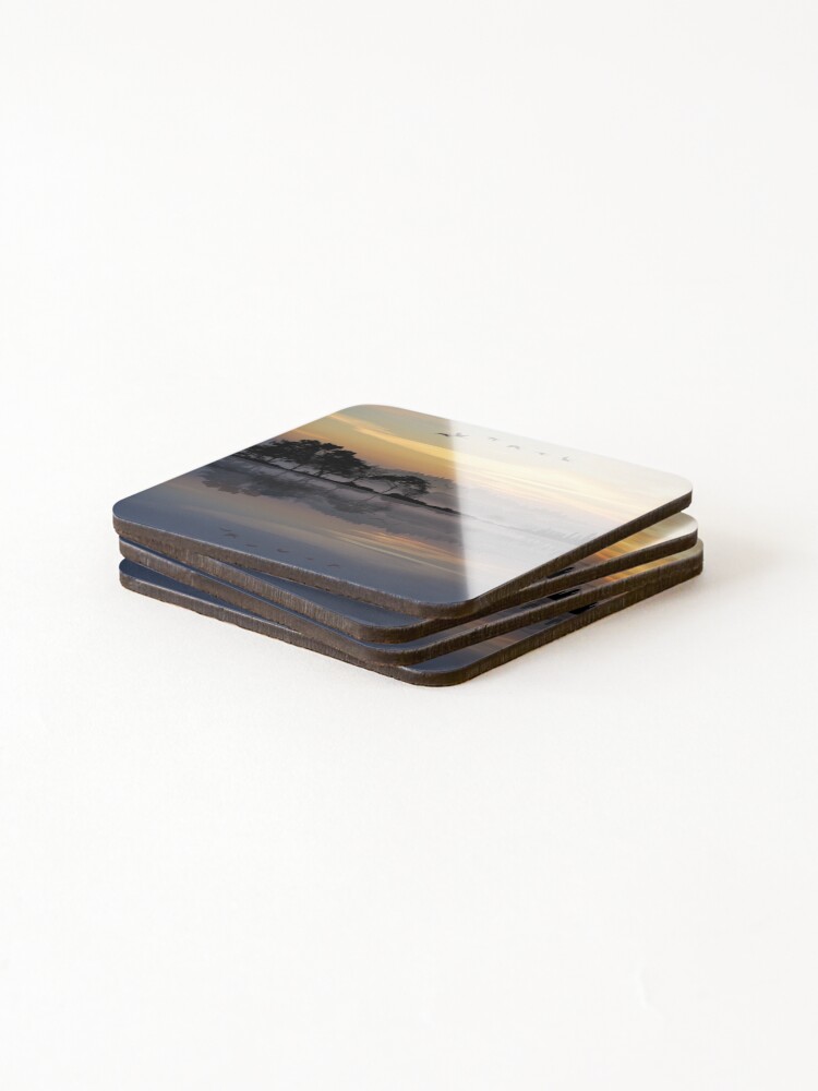 Alternate view of Nature Guitar Sunset Coasters (Set of 4)