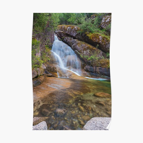 Ladies Bath Falls Eurobin Creek Poster