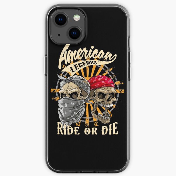 Biker American legends - Ride or die Coque souple iPhone