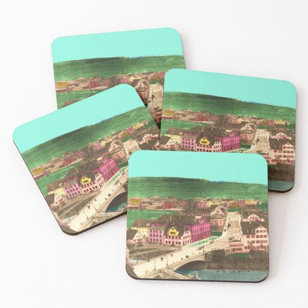 Item preview,  Direction Karlstrasse to the foothills of the Swabian Alb. A picture with charm and architectural elegance.
The design by Mallybeau Mauswohn shows a colored photograph of the Tübingen Neckar Bridge and Karlstrasse around 1903. A historical sight designed and sold by Mauswohn.
