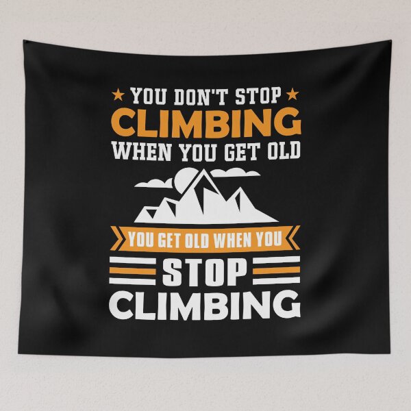 Item preview, Climbing Hiking Age pension saying designed and sold by 1681830934131.