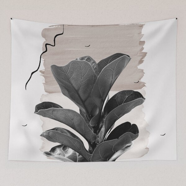 Item preview, Fiddle Leaf Abstract - Naturelle #2 #minimal #wall #decor #art  designed and sold by Anita's & Bella's Art.
