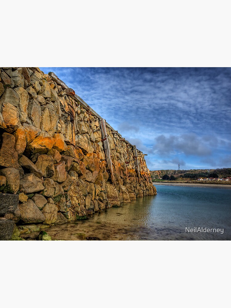 Douglas Quay at Low Tide - Alderney by NeilAlderney