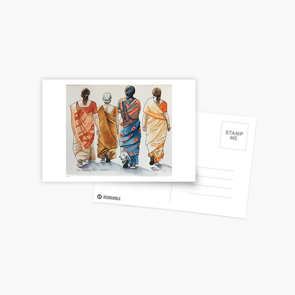 Indian ladies walking group Postcard