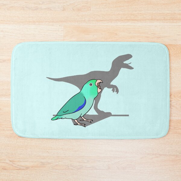 Item preview, velociraptor turquoise parrotlet designed and sold by FandomizedRose.