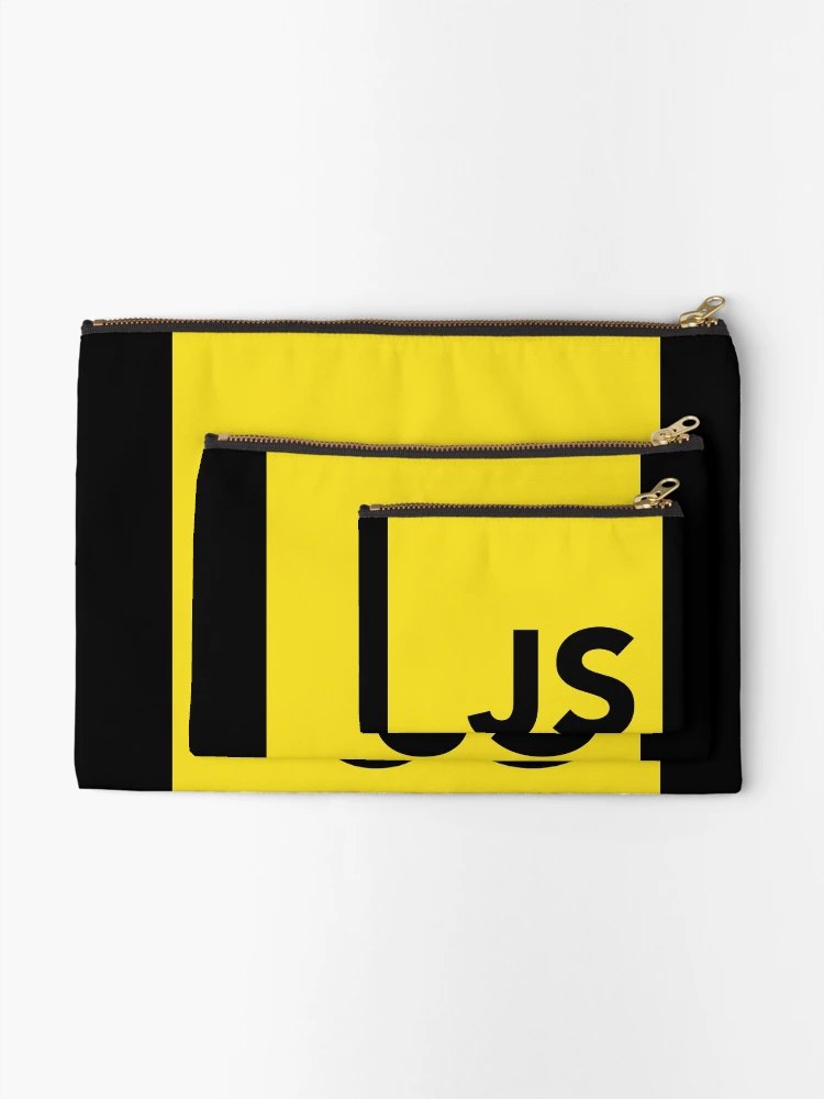 Thumbnail 2 of 4, Zipper Pouch, JavaScript Programmer Logo designed and sold by vladocar.