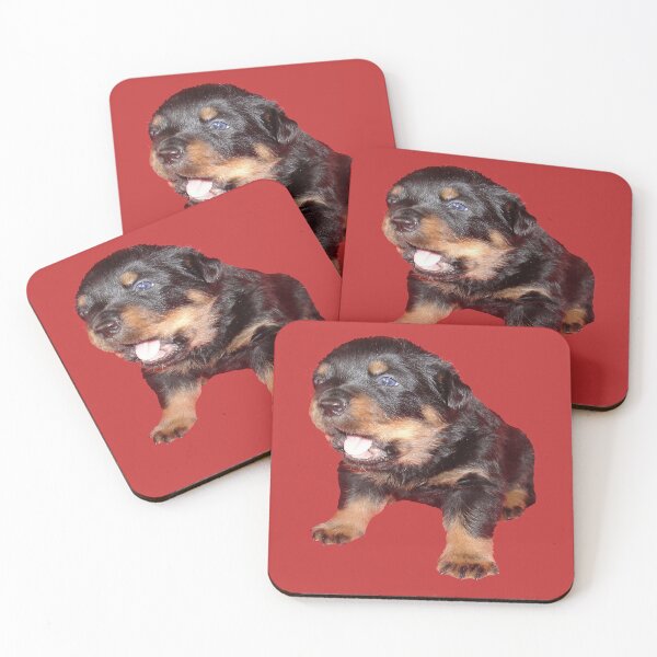 Item preview, Adorable Rottweiler Puppy with Jaw Dropping Expression designed and sold by taiche.