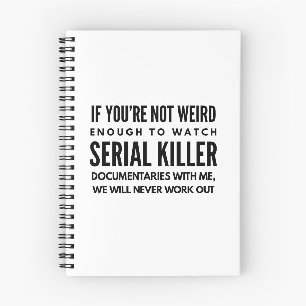 Item preview, Serial Killer Documentaries designed and sold by GothMerch.