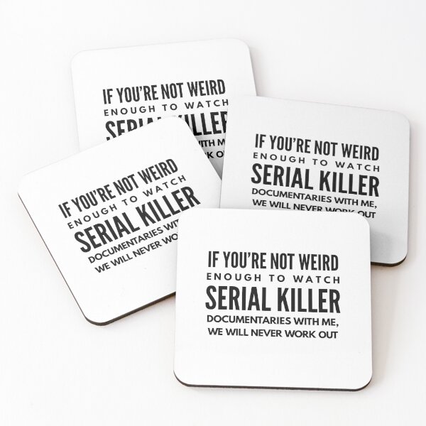 Item preview, Serial Killer Documentaries designed and sold by GothMerch.