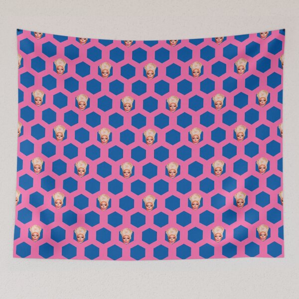Item preview, rupaul patterned background designed and sold by NaturalBornGoth.