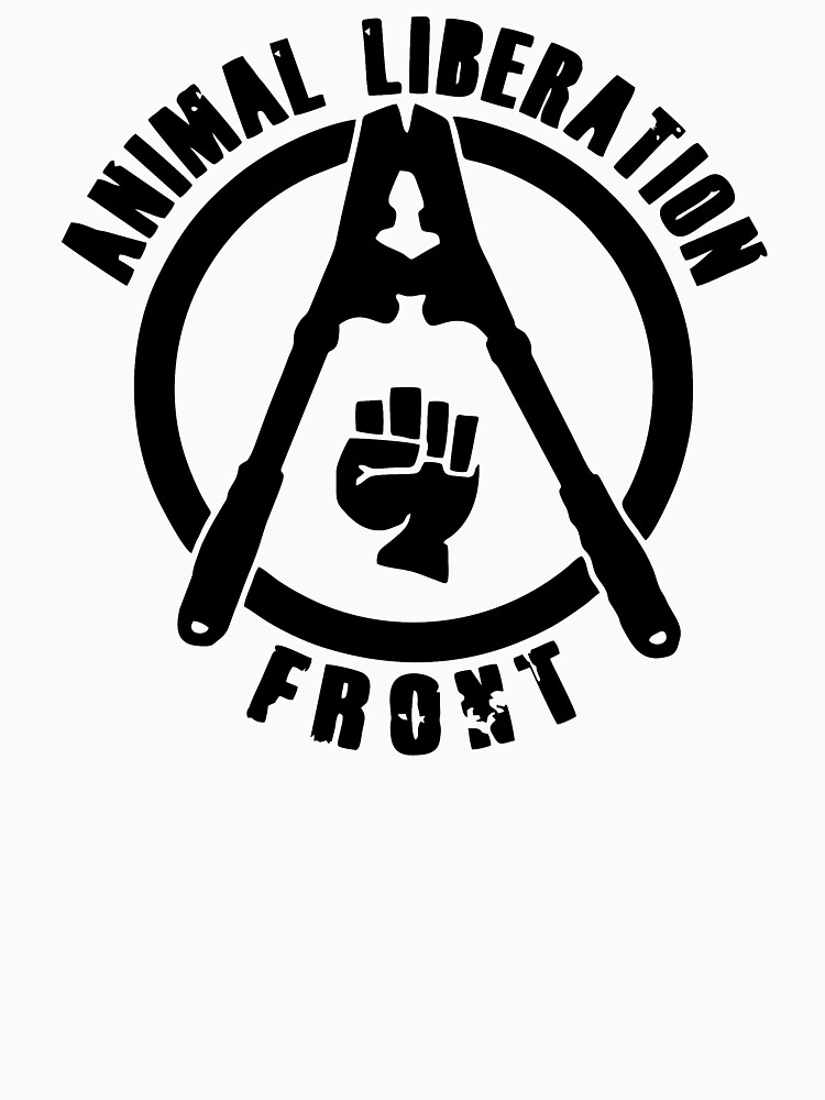 "Animal Liberation Front" T-shirt by jikolorys | Redbubble