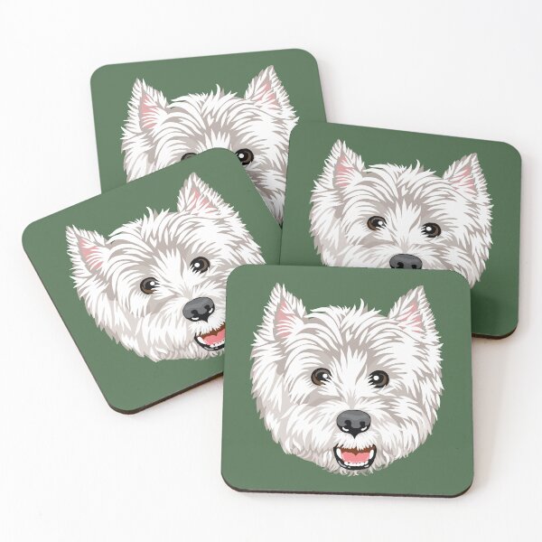 Item preview, Westie face designed and sold by Michelle Phong.