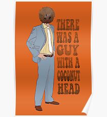 Mr Coconut Head Poster