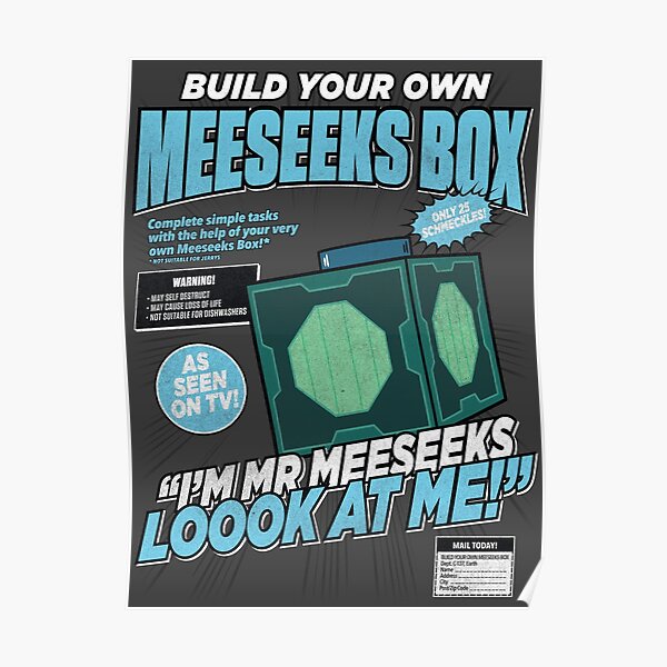 Build Your Own Meeseeks Box Poster
