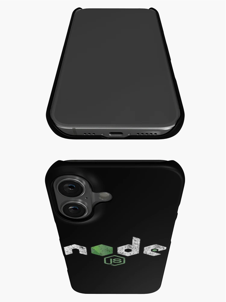 Imagen 3 de 4, Funda de iPhone con la obra Programador JavaScript JavaScript de NodeJS apenado vintage, diseñada y vendida por vladocar.