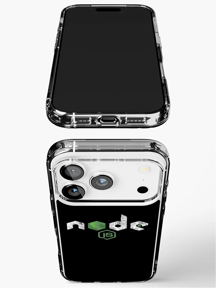 Imagen 3 de 5, Funda de iPhone con la obra Programador JavaScript JavaScript de NodeJS apenado vintage, diseñada y vendida por vladocar.