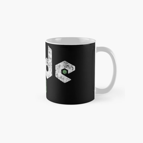 Vintage Distressed NodeJS JavaScript Programmer