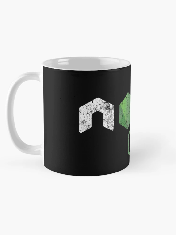 Thumbnail 5 of 6, Coffee Mug, Vintage Distressed NodeJS JavaScript Programmer designed and sold by vladocar.
