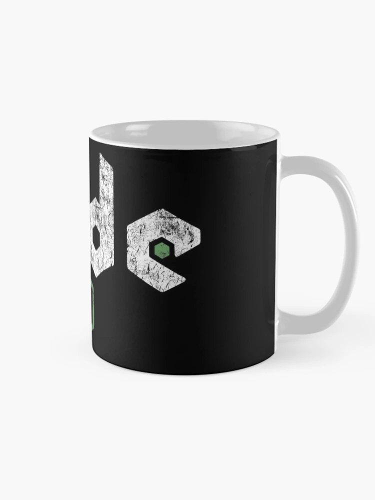 Thumbnail 3 of 6, Coffee Mug, Vintage Distressed NodeJS JavaScript Programmer designed and sold by vladocar.