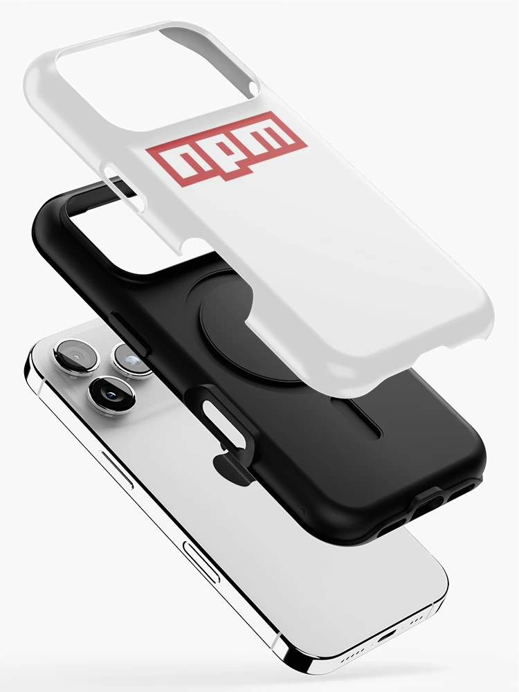 Thumbnail 2 of 4, iPhone Case, npm js JavaScript designed and sold by vladocar.
