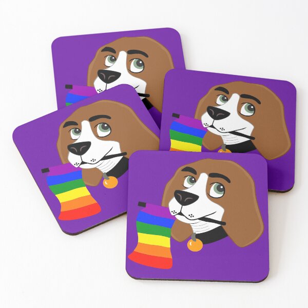 Item preview, Dog LGBTQ Flag designed and sold by TagCreation.