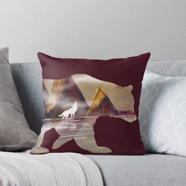 Item preview, bear landscape and howling wolf designed and sold by studioMoSa.