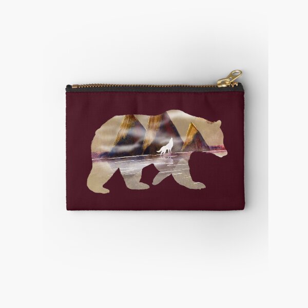 Item preview, bear landscape and howling wolf designed and sold by studioMoSa.