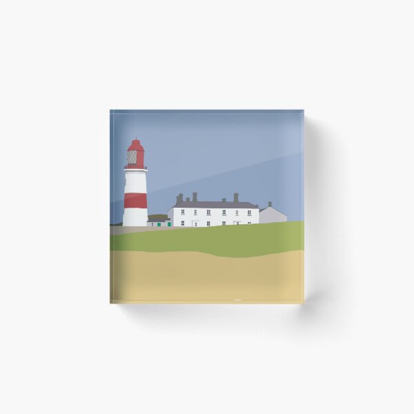 Item preview, Souter Lighthouse designed and sold by Richard O'Neill Art.