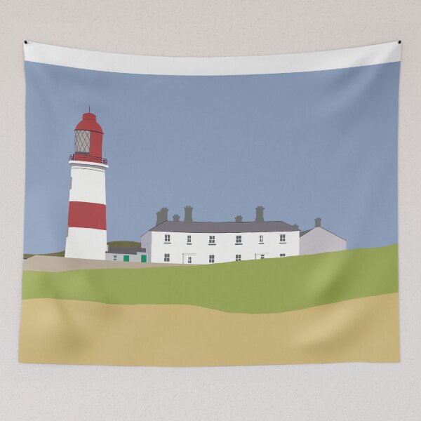 Item preview, Souter Lighthouse designed and sold by Richard O'Neill Art.