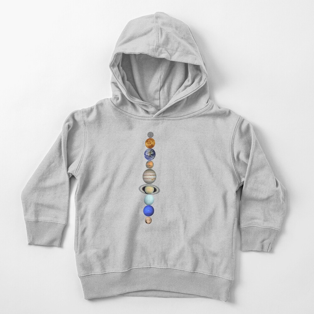 Planets of the Solar System Toddler Pullover Hoodie