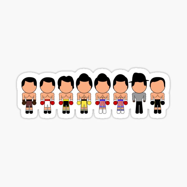 Die Rocky-Saga - "Vector-Eds" Sticker