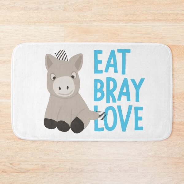 Item preview, Eat Bray Love Cute Baby Donkey designed and sold by awkwarddesignco.