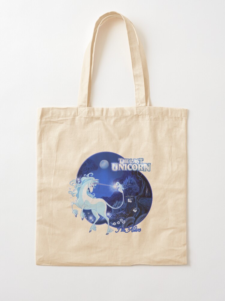 Thumbnail 2 of 5, Tote Bag, I'm Alive - Blue designed and sold by Clarice82.