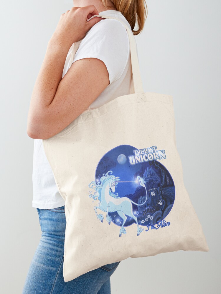 Thumbnail 1 of 5, Tote Bag, I'm Alive - Blue designed and sold by Clarice82.