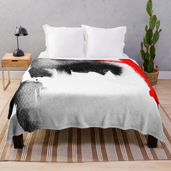 Item preview, Wet black ink and red marker abstract design designed and sold by ZebEddy.