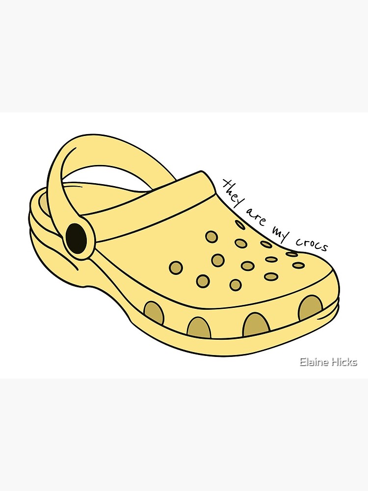 banana yellow crocs