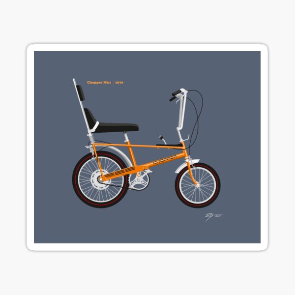 Item preview, Chopper Mk1 Targa Orange 1970 designed and sold by Tunstall Illustration.
