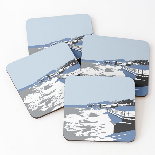 Item preview, Filey in snow designed and sold by Richard O'Neill Art.