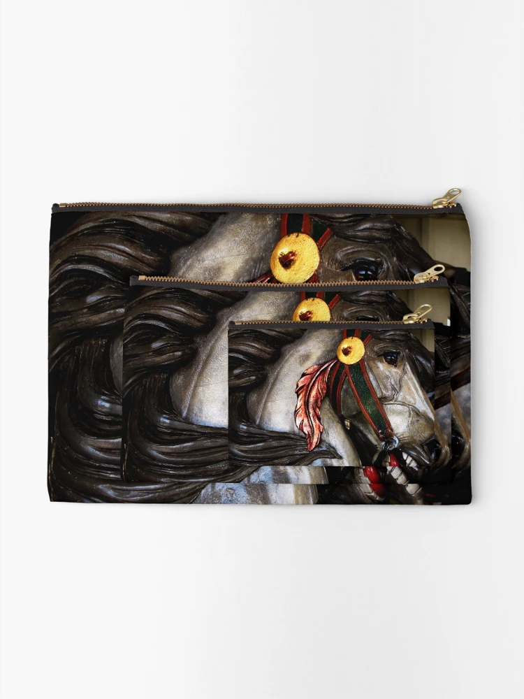 Thumbnail 2 of 4, Zipper Pouch, Red Feather Rides Again! designed and sold by shutterbug2010.