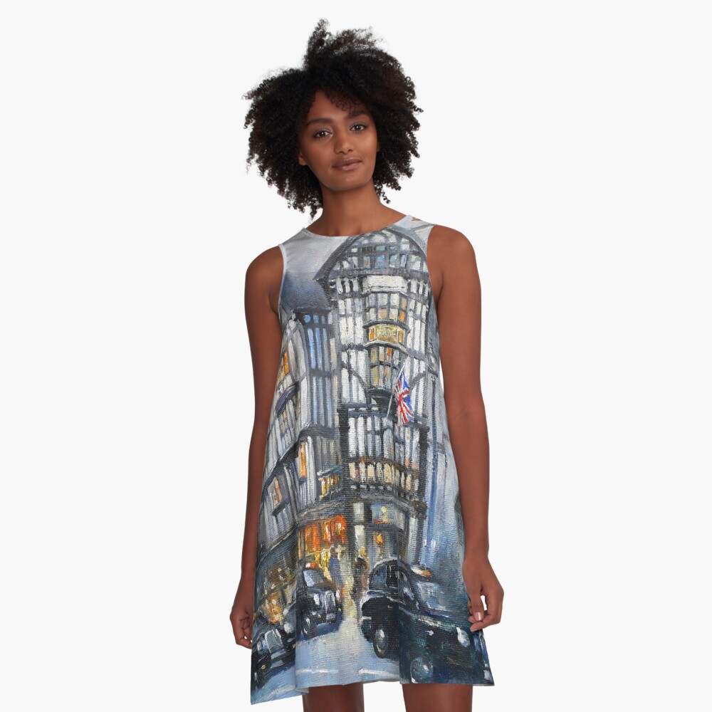 Item preview, A-Line Dress designed and sold by rogerpanart.
