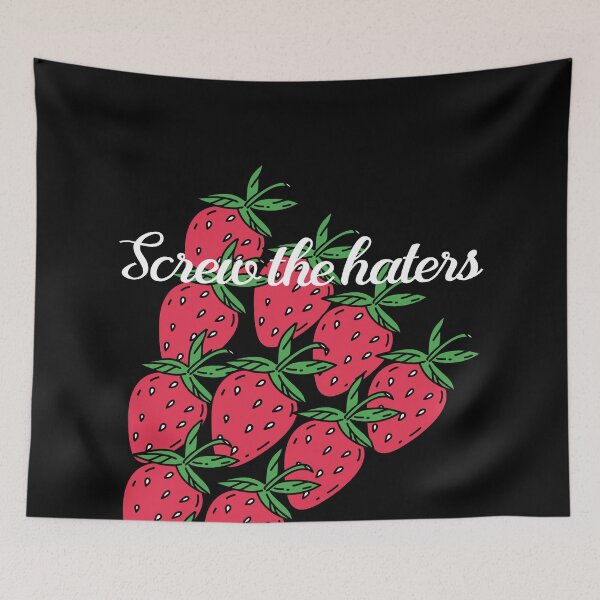 Item preview, Strawberry Pizza Screw The Haters designed and sold by okpinsPets.