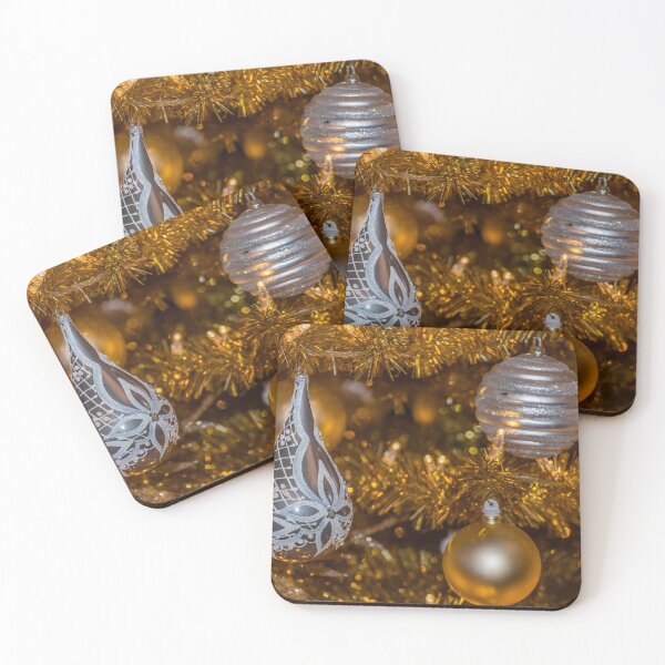 Item preview, Beautiful Bright Christmas Tree Decorations on a Golden Christmas Tree designed and sold by Jon Shore.