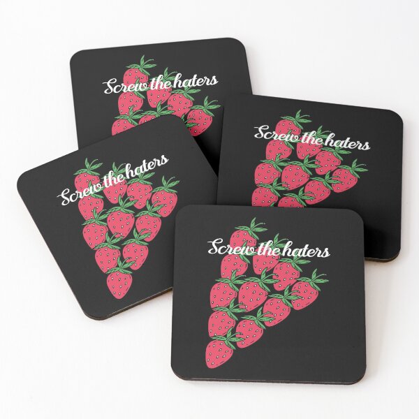 Item preview, Strawberry Pizza Screw The Haters designed and sold by okpinsPets.