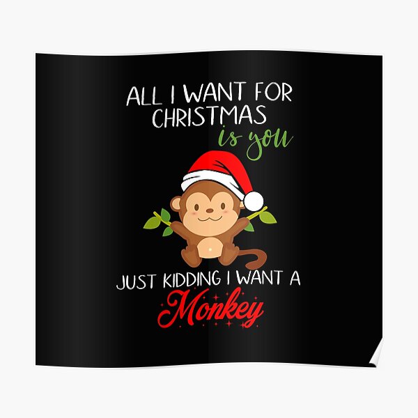 Dabbing Monkey Posters Redbubble - roblox monster islands christmas crackers